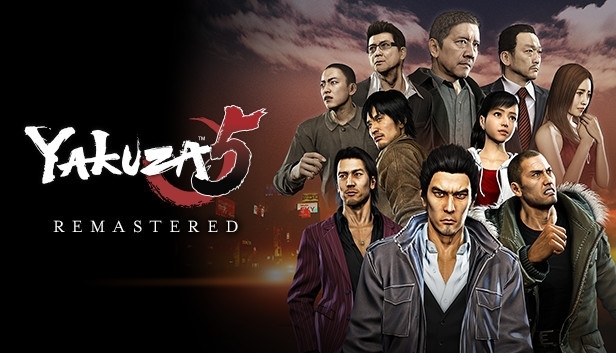 yakuza 5 remastered remastered pc jeu steam europe cover
